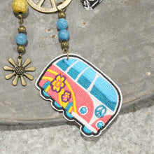 On The Road W/ The Beatles Retro Charm Necklace