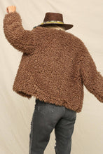 Latte Open Front Fuzzy And Cozy Jacket