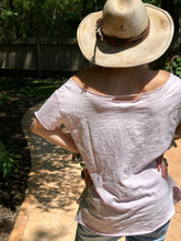 Light Pink Ripped Tattered Rare Bird Shirt