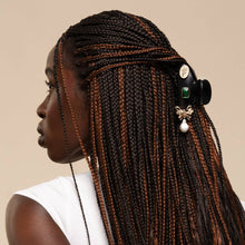 KitschPop™️ Curved Claw Clip 7pc Set Vintage - Black