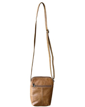 Light Brown Cowhide Women Mini crossbody shoulder bag phone pouch