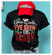 Dear Santa, I've been a little Sassy Rhinestone Tee