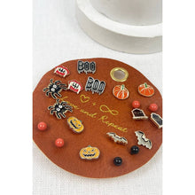 Premium Quality 10 Pairs Halloween Earrings on PU: MIX COLOR / ONE(6)