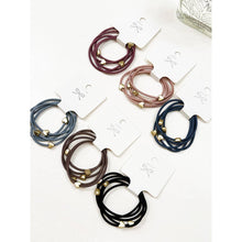 Love and Repeat Heart Beaded Basic Hair Tie Set: MIX COLOR / ONE(12)