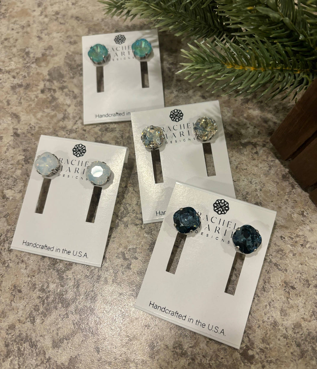 Rachel Marie Earring: Denim