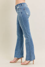 Medium Mr Vintage Wash Boot Cut w/ Destroy Hem Judy Blue Jeans