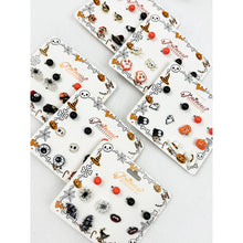 Cute Halloween Theme Earring Set: MIX COLOR / ONE(12)