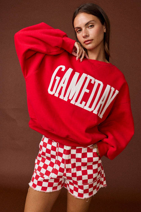 Red Heather Gameday Sweatshirt
