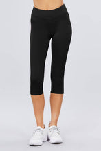 Black Workout Capri Length Pants