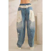 Denim Washed Big Extended Oli+Hali Pants