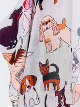 Grey Multi Cutest Puppy Kimono