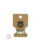 Oval stone ring: Clear