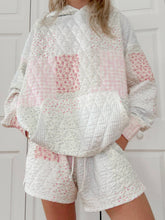 Quilted Pastel Sunkissed Coconut Shorts: