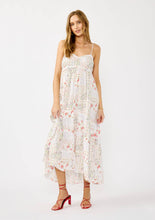 Natural Lavender Smocked Spaghetti Strap Tiered Ruffle Maxi Lovestitch Dress