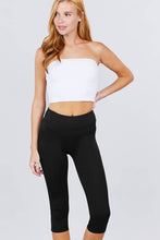 Black Workout Capri Length Pants