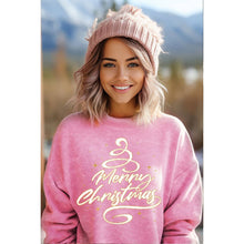 Mineral Burgundy Merry Christams Mineral Sweatshirts