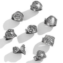 Vintage Boho Floral Rings