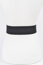 Black Stone Flower Elastic Belt