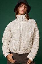 Camo Quilted Puffer Jacket