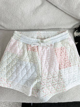 Quilted Pastel Sunkissed Coconut Shorts: