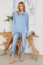 Long Sleeve Button Down Shirt Venti Jacket with Sequins
