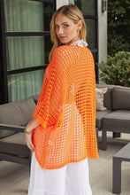 Orange Dolman Sleeve Venti Crochet Top