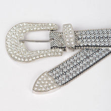 Clear Rhinestone Western Style Belt