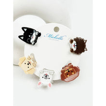 Premium Quality Mini Puppy Hair Claw Clip: MIX COLOR / ONE(12)