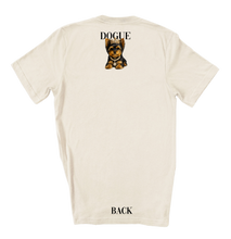 Natural YaYa the Yorkie Dogue Glam Dog Rhinestone Graphic Tee