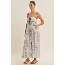 Midnight Navy Boho Dream Crochet Maxi Dress