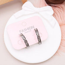 12pk aztec patterns Fashion Hoop Earrings