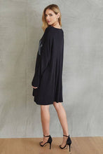 Black Lurex Rock N Roll Venti Tunic Dress