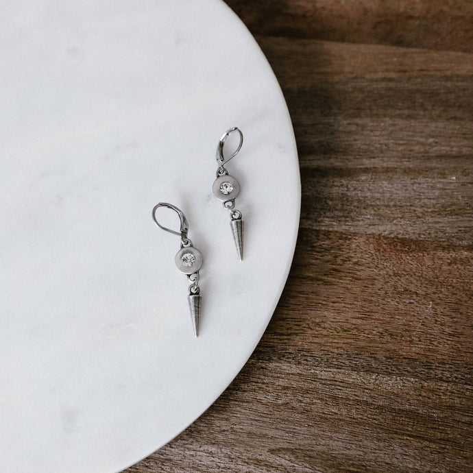 Noblesville Earring Silver Rachel Marie