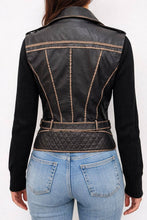 Coffee Phoenix Fusion Biker Jacket