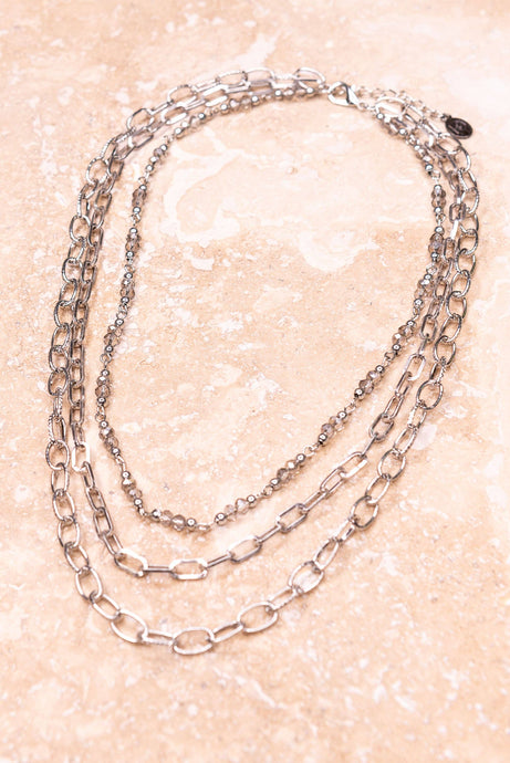 Cybil Necklace in Silver
