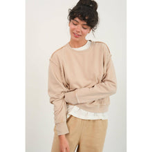 Drop Shoulders Crewneck HYFVE Sweatshirt: Dark Green