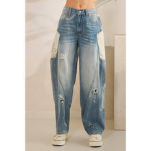 Denim Washed Big Extended Oli+Hali Pants