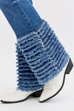 Mid Rise Flare with Distressed Raw Hem Cello Jeans