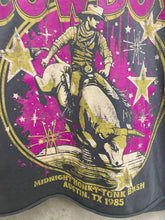 Charcoal Urban Cowboy Austin Texas Bash Relaxed Crop T-shirt