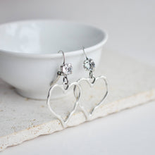 Corazon Heart Rachel Marie Earrings: Lotus Pink
