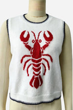 Navy Lobster Graphic Sleeveless Vest