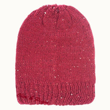 Taupe Sequin Lurex Slouchy Beanie