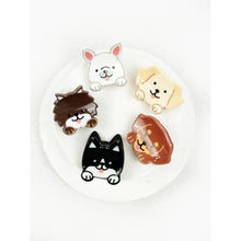 Premium Quality Mini Puppy Hair Claw Clip: MIX COLOR / ONE(12)