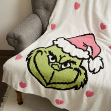 Multi Heart Grinch Blanket