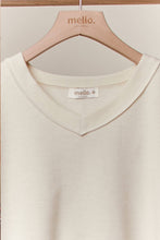 Multi Peace Sign Patchwork Mello Top
