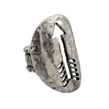 Silver Arrow Cutout Metal Stretch Ring: