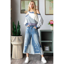 Oli Hali WASHED CROPPED DENIM JEANS