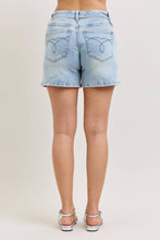 Medium High Waist Slim Judy Blue Shorts w/ Foldover Waistband
