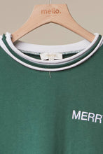 Hunter Green Christmas Back Lettering Sweatshirt