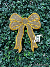 Blue Bow Glitter Bows(Set of 2) ....Patches